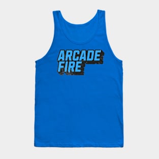 Fire Under Blue Tank Top